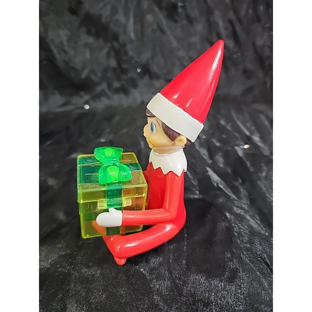 Elf On The Shelf Sitter Figurine Candy Box Hard Plastic 5.5